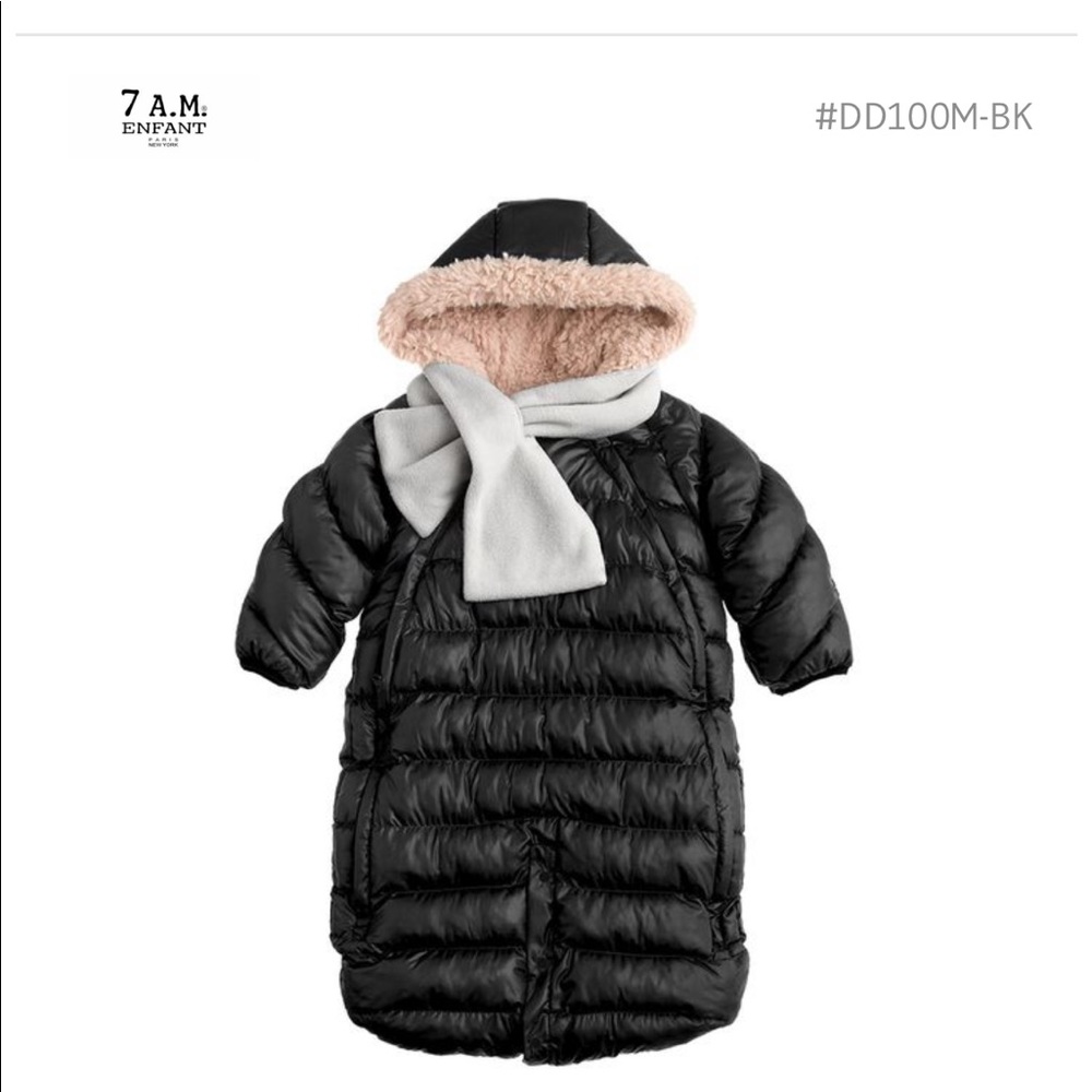 7am Enfant Doudoune size 0-3 months Black